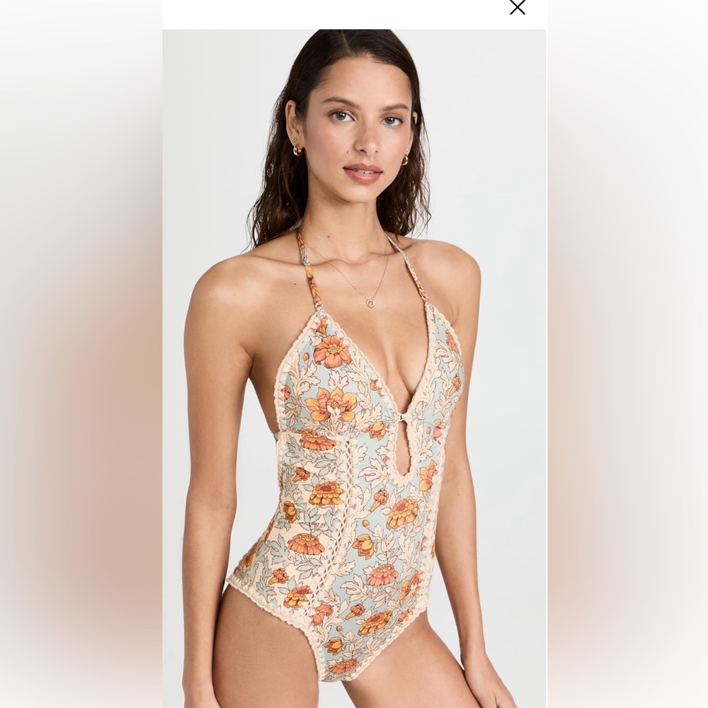 Zimmermann Andie Keyhole Crochet One Piece - Zimmermann Size 0